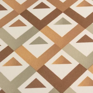 Papel de Parede Geométrico Marrom