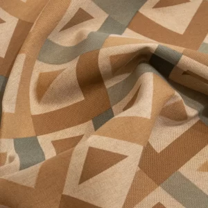 Papel de Parede Geométrico Marrom