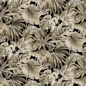 Tecido Estampa Folhagens