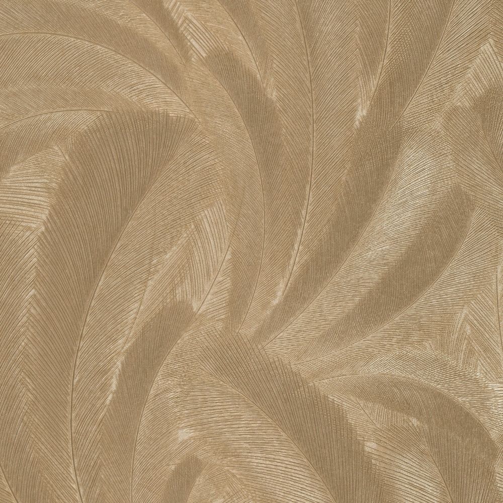 papel de parede folhas douradas