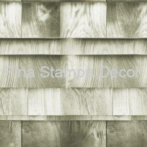 Papel de Parede Madeira Esverdeada