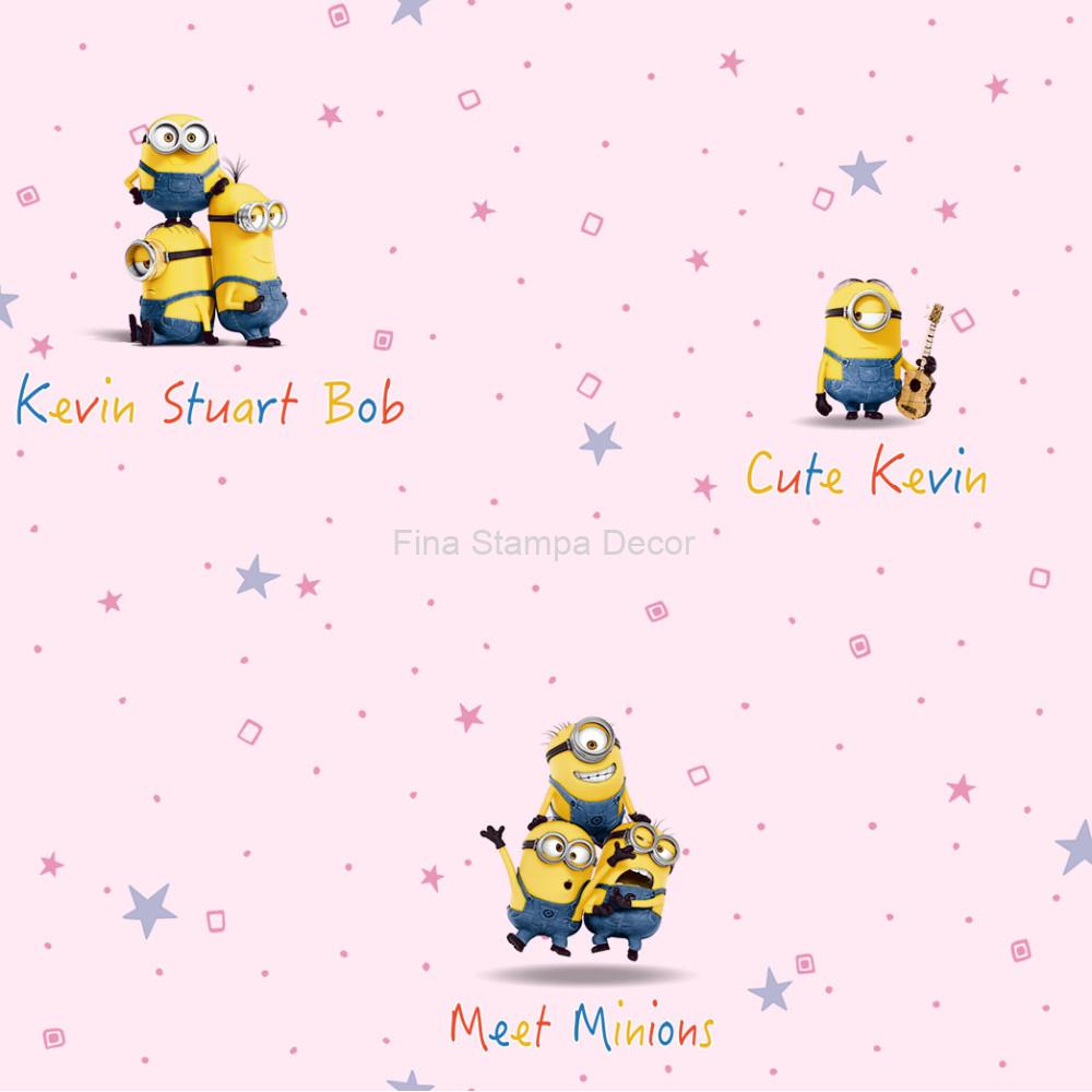 papel de parede infantil Minions