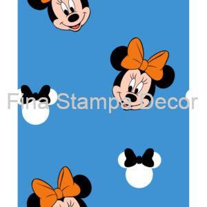 Papel de Parede Azul Minnie