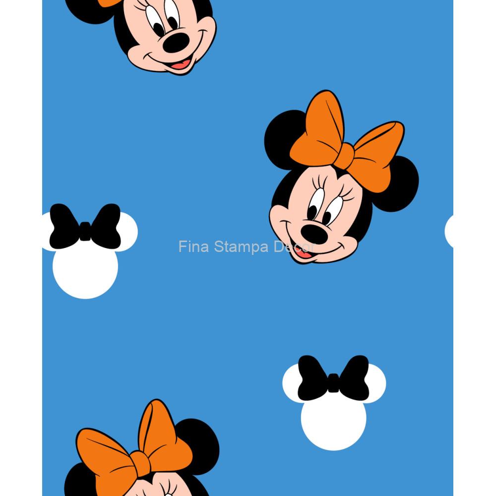 papel de parede azul Minnie