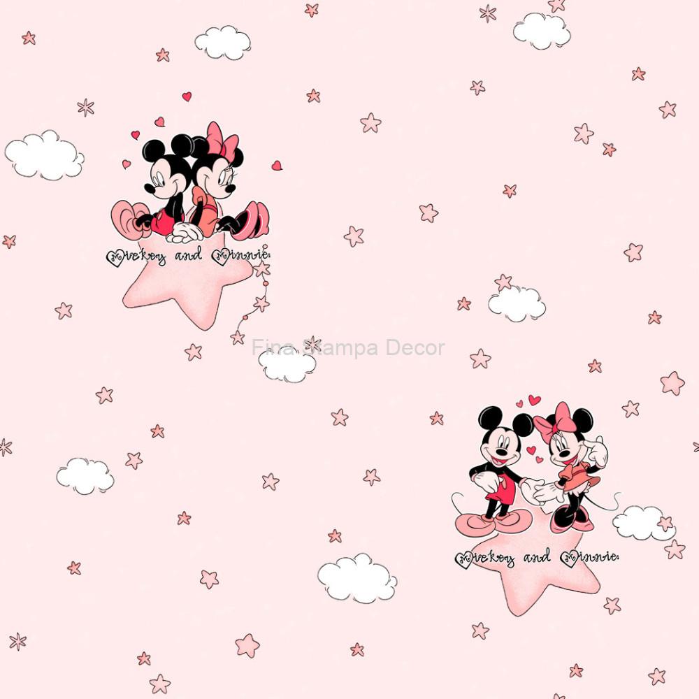 papel de parede Minnie e Mickey
