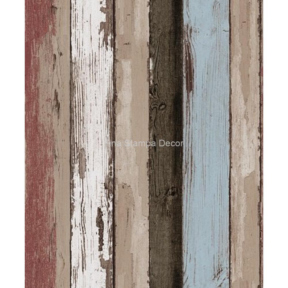 papel de parede madeira de demolição