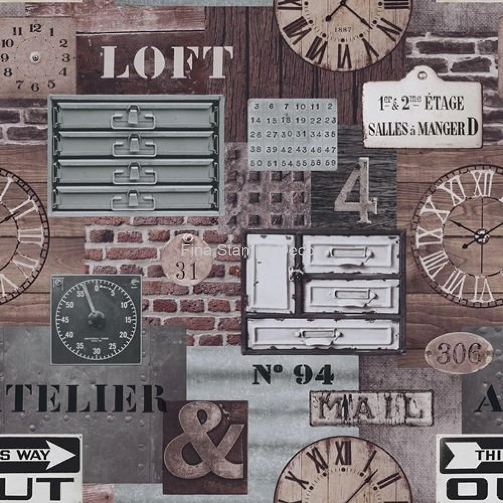 PAPEL DE PAREDE RUSTICO VINTAGE