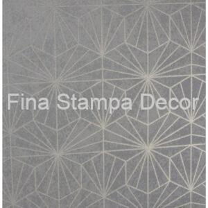 Papel de Parede Geométrico Cinza