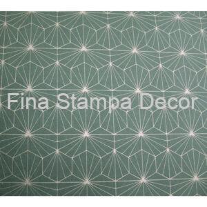 Papel de Parede Geométrico Verde