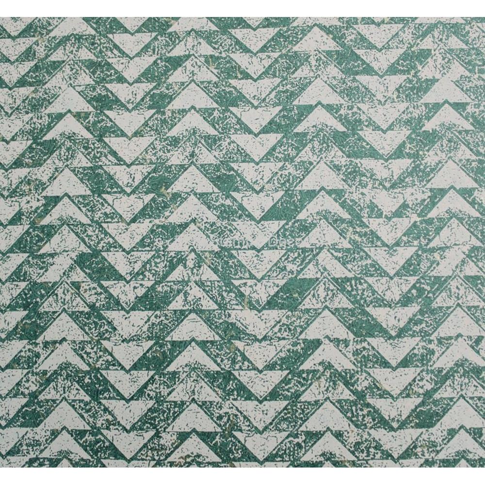 papel de parede geométrico verde