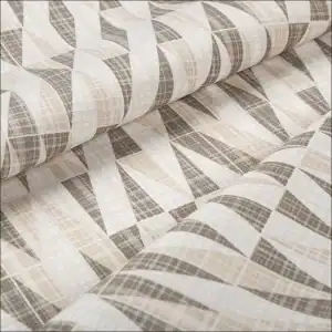 Tecido Impermeável Geométrico Cinza