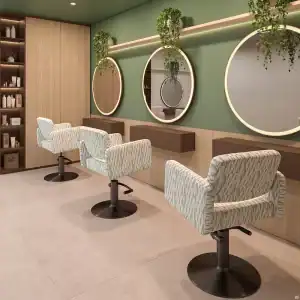 Tecido Impermeável Geométrico Cinza