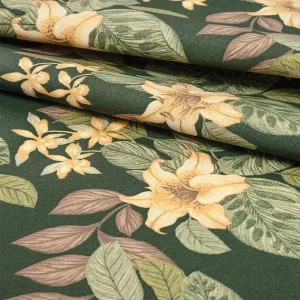 Tecido Impermeável Lírios Amarelos