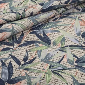 Tecido Impermeável Estampa Folhas