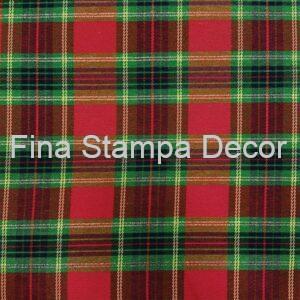 Tecido Xadrez vermelho e verde