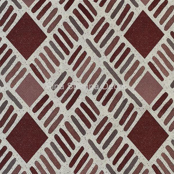 tecido estampa geométrica vinho