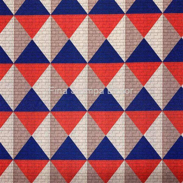 tecido estampa geométrica losangos