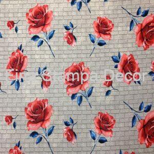 Tecido Estampa Floral Rosas