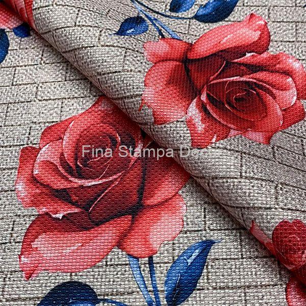 Tecido Estampa Floral Rosas - Imagem 2