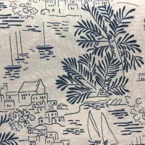 Tecido impermeável Estampa Vilarejo