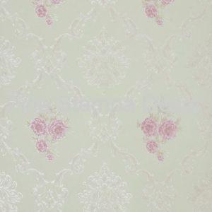 Papel de Parede Adamascado Floral
