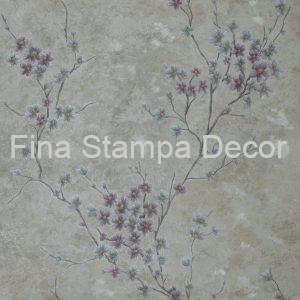 Papel de Parede Flores e Galhos