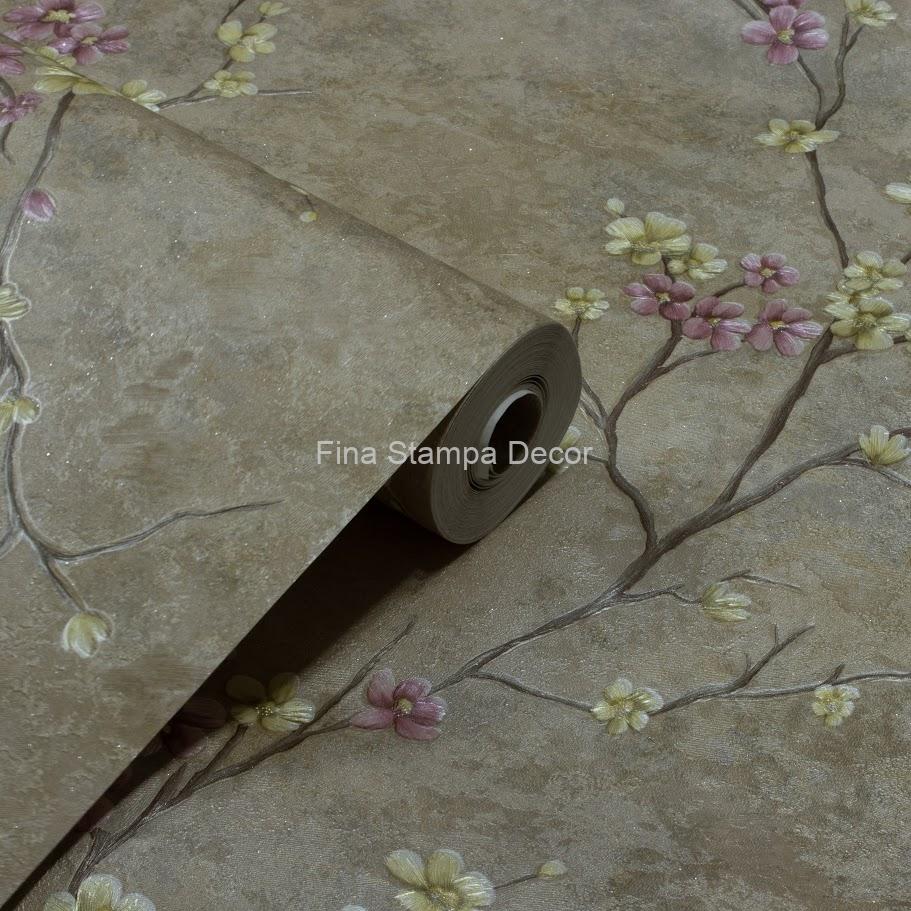 Papel de Parede Galhos e flores - Imagem 2