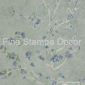 Papel de Parede Flores e Galhos