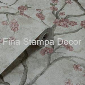 Papel de Parede Galhos e Flores