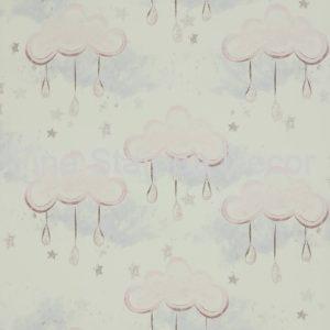 Papel de Parede Nuvens Rosa