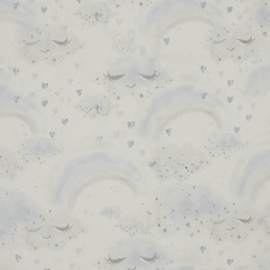 papel de parede nuvens e arco íris