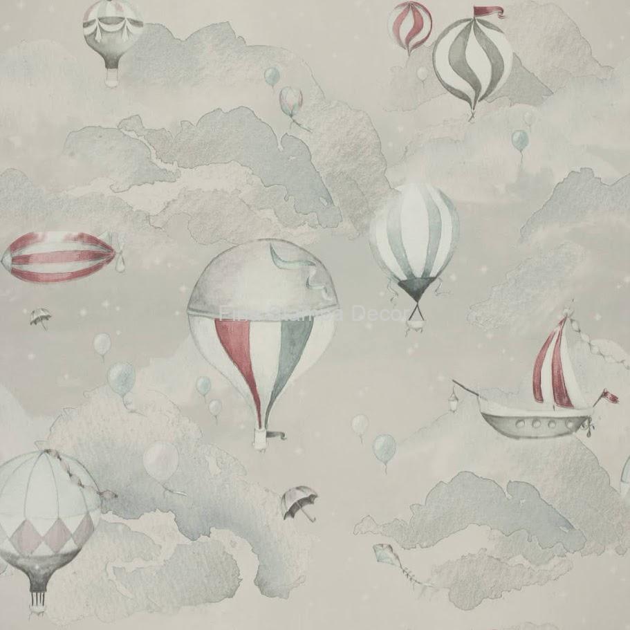 papel de parede balões coloridos