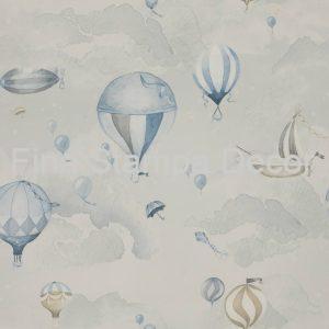 Papel de Parede Balões azuis