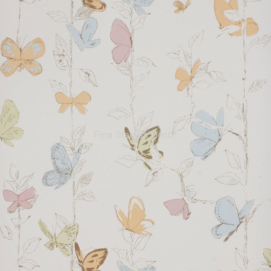 papel de parede borboletas coloridas