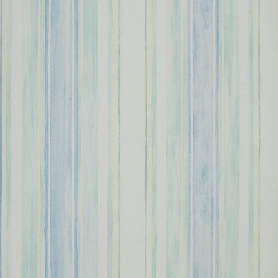 papel de parede listrado azul