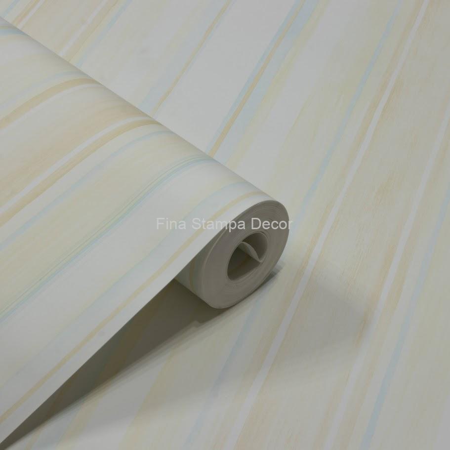 Papel de Parede Listrado Creme - Imagem 2