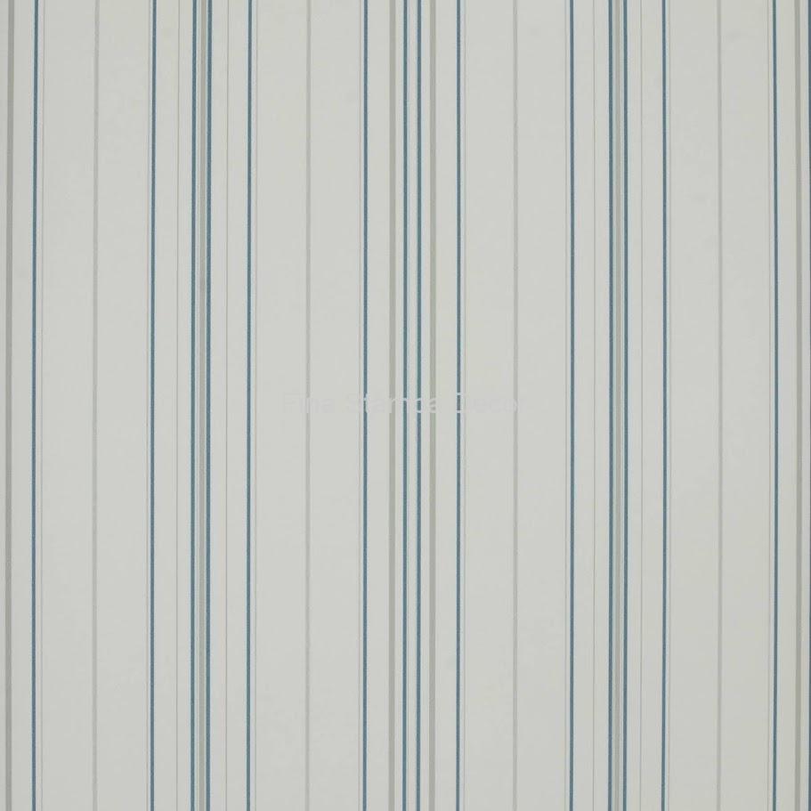 papel de parede listrado azul