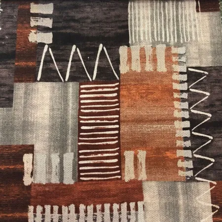 tecido impermeabilizado estampa étnica