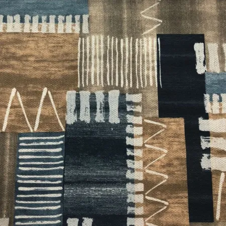 tecido impermeabilizado estampa étnica