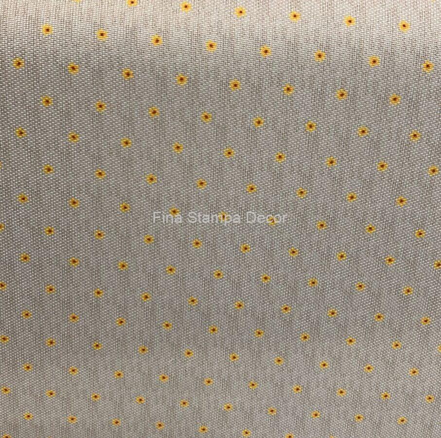 tecido bege floral pequeno