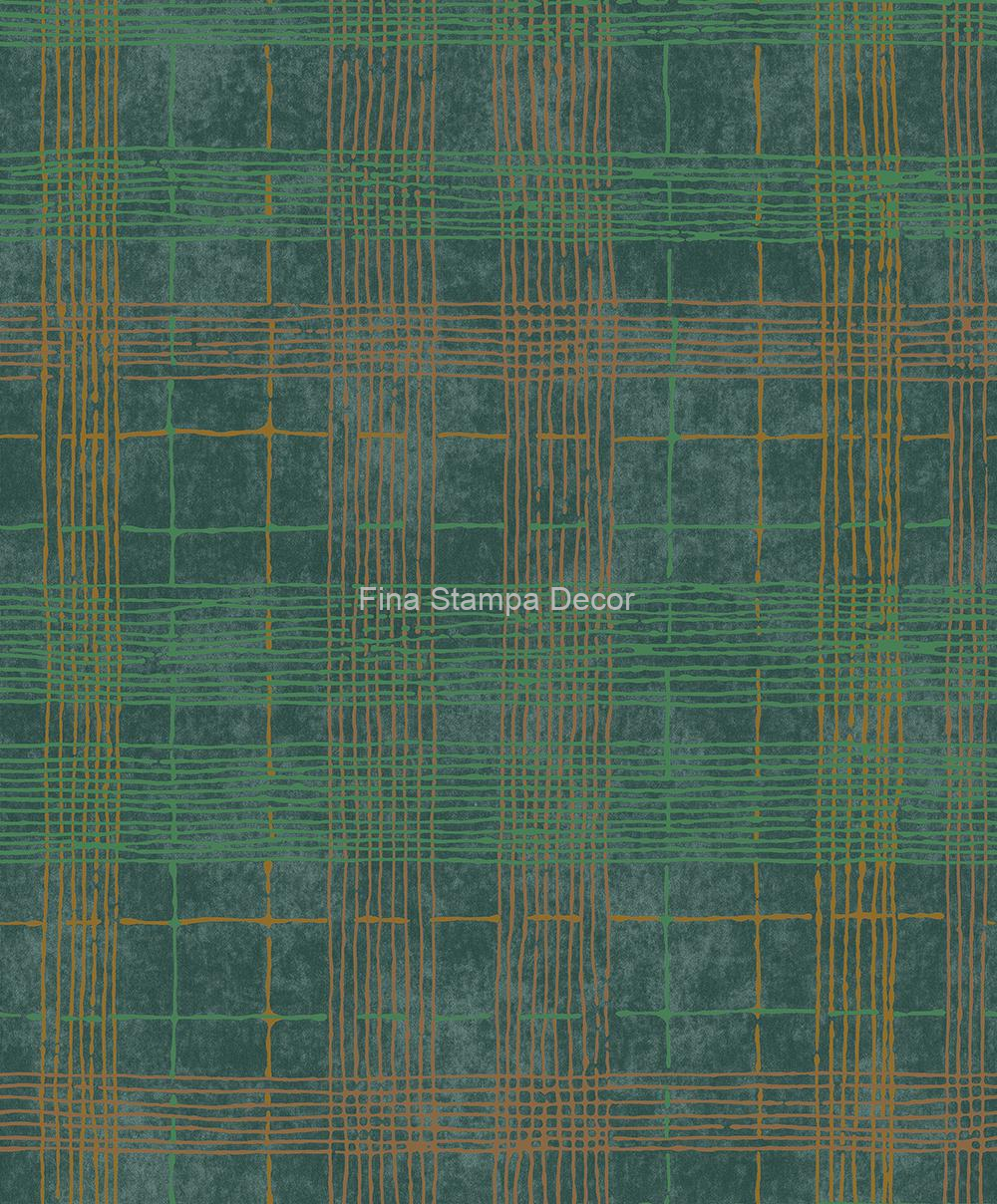 papel de parede tartan verde