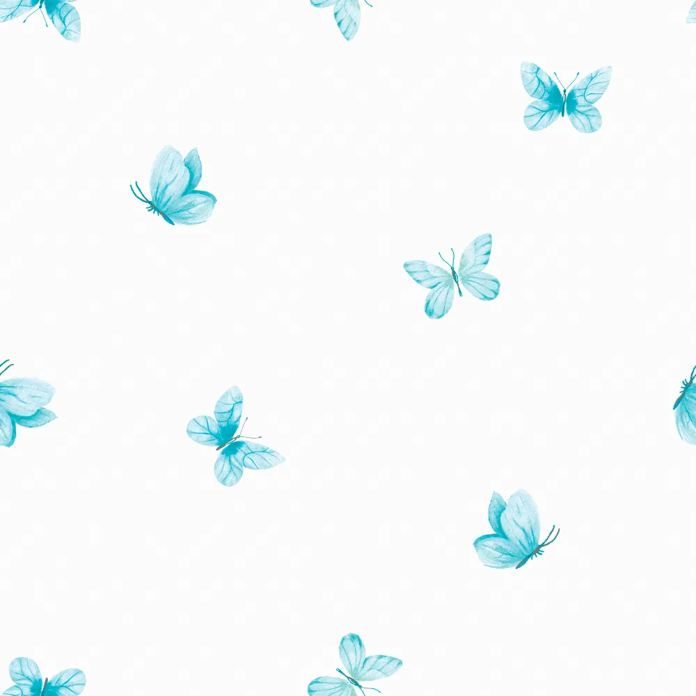 papel de parede borboleta azul