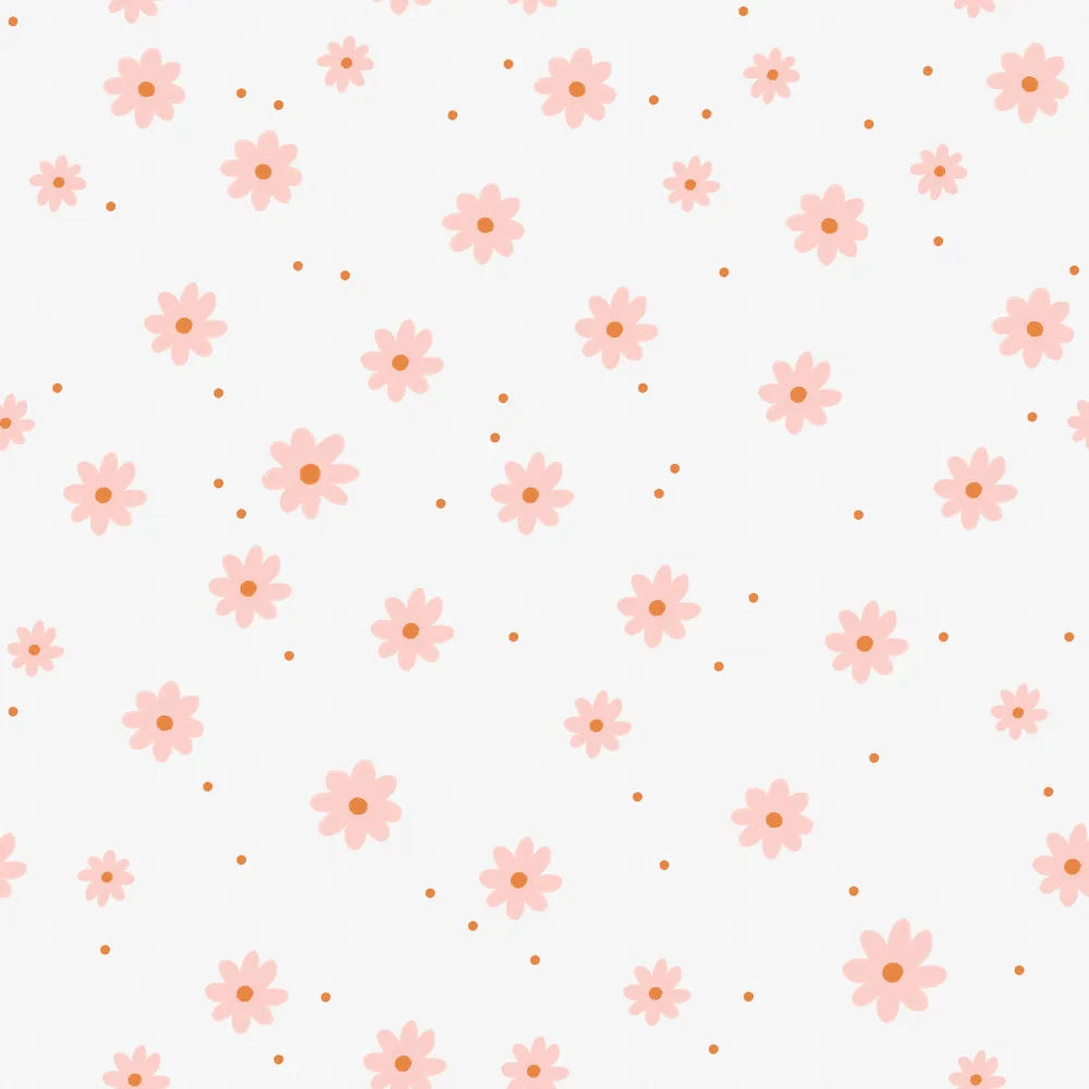 papel de parede margaridas rosa