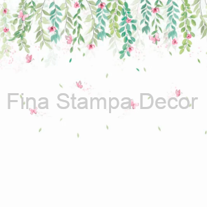 Painel de Parede Cortina de Flores