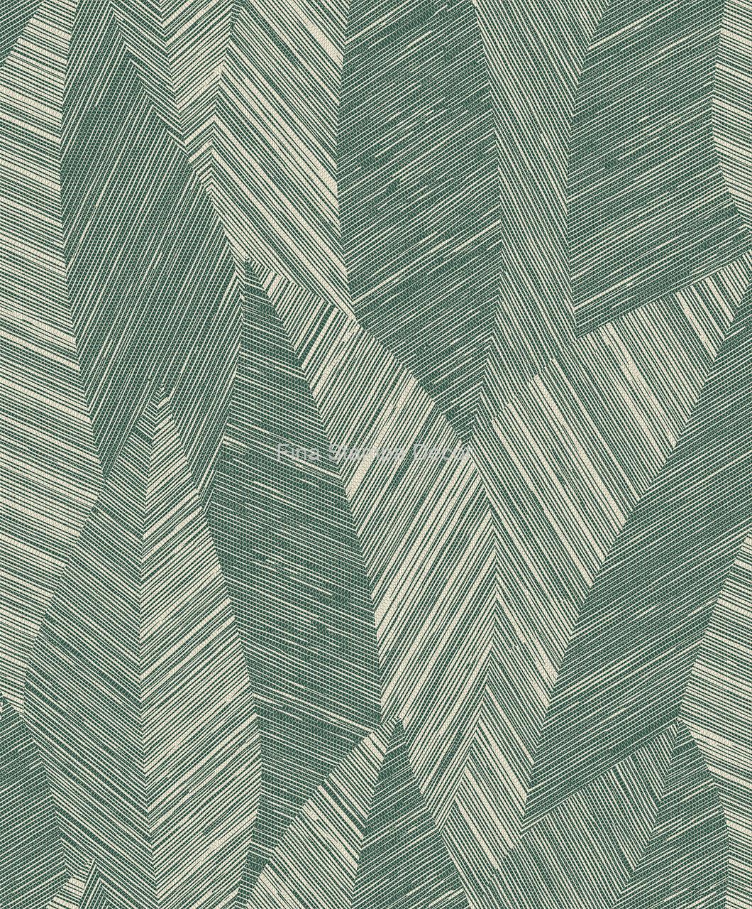 papel de parede folhas estilizadas