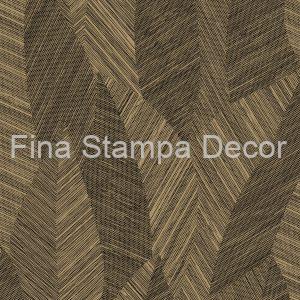 Papel de Parede Folhas Marrom