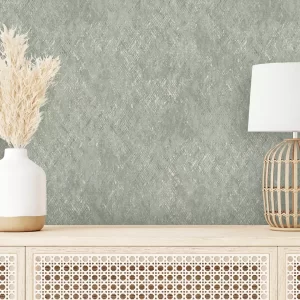 Papel de Parede Geométrico Verde