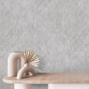 Papel de Parede Geométrico Cinza