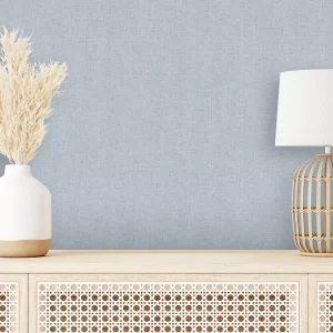 Papel de Parede Tecido Azul