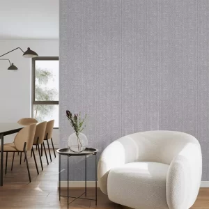 Papel de Parede Chevron Cinza